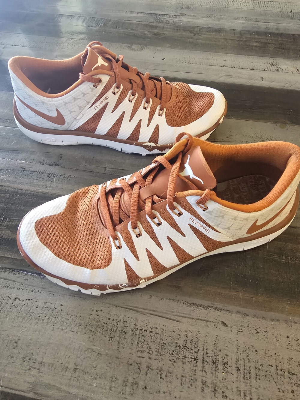 Nike Jordan Flywire Orange White Training Shoes